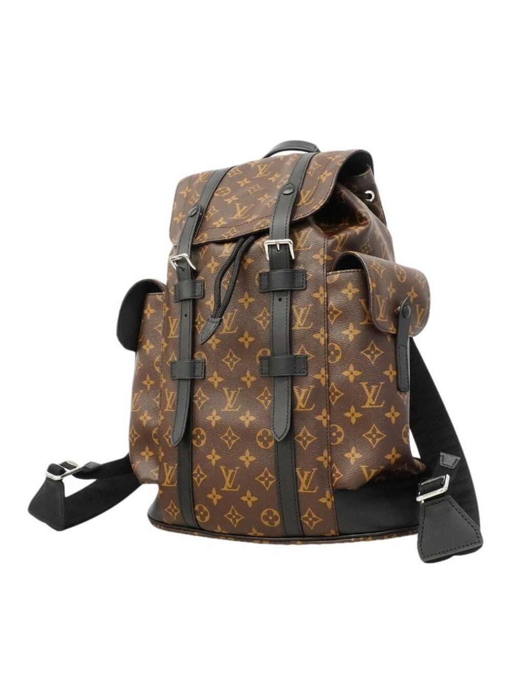 Louis Vuitton Backpack Monogram Macassar Christopher MM Brown